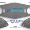 Comfy-Foam Masks: X-Large (Pack of 10 masks) @ $13.95/ea. - Image 2